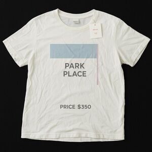 Vintage Hasbro Men’s XL White Graphic T-Shirt with monopoly Park Place Design